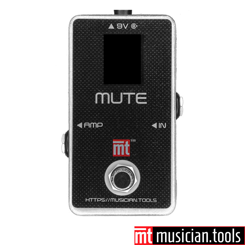 Musician.Tools Guitar, Bass, Keyboard Auto Mute footswitch for Guitar, Bass, Keyboard and other electric instruments unmuted